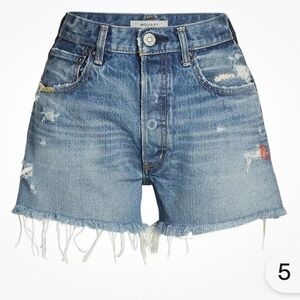 Moussy Vintage MV Calumet High-Rise Jean Denim Shorts
Distressed Size 26